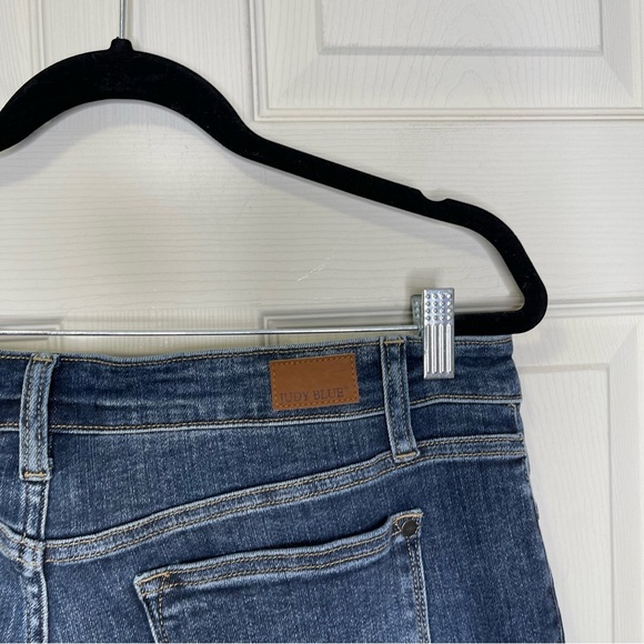 Judy Blue Women’s Straight Fit Blue Wash Denim Jeans Size 15/32 - Picture 7 of 8